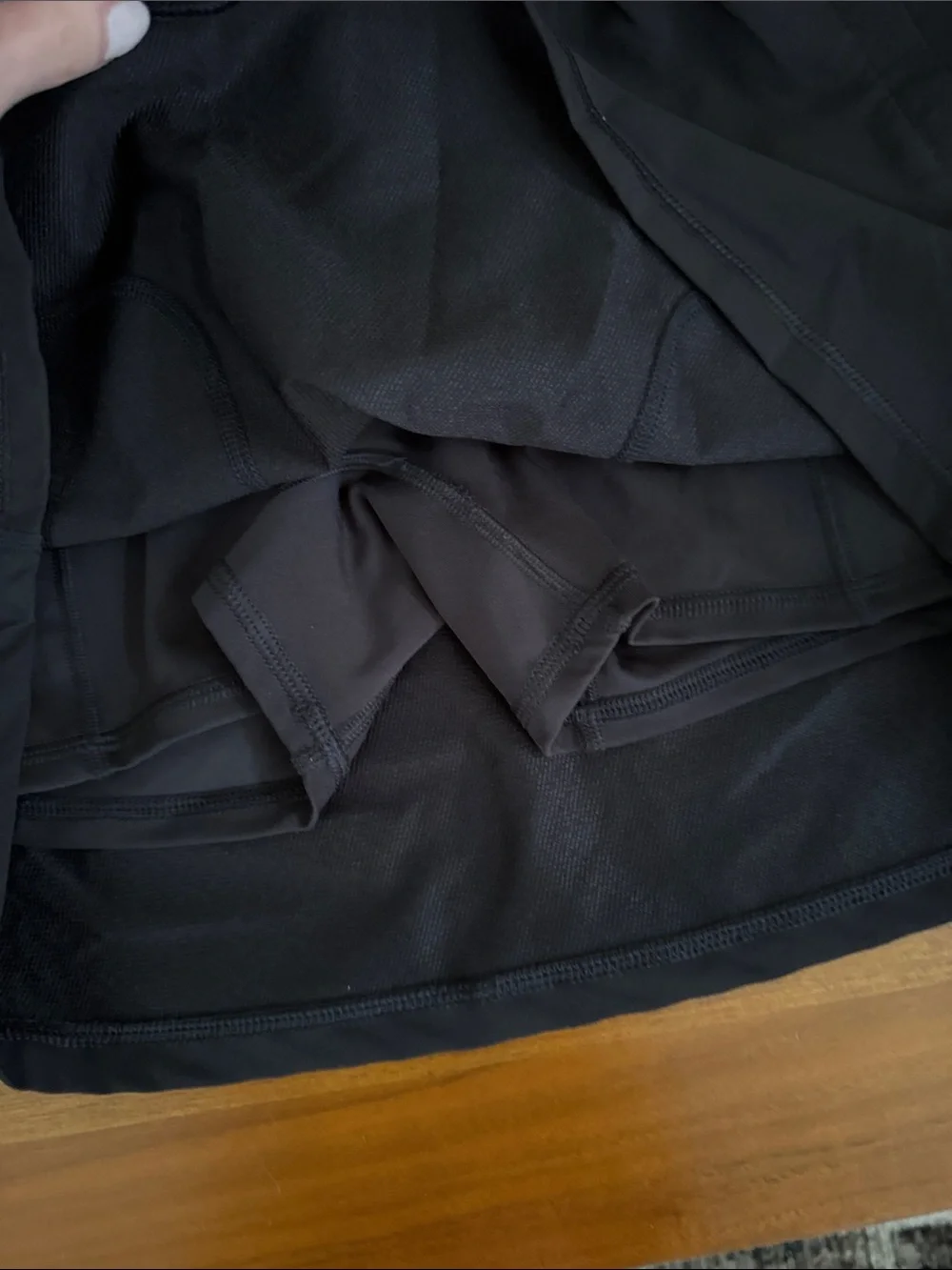 90 Degree By Reflex Black Drawstring Active Skort